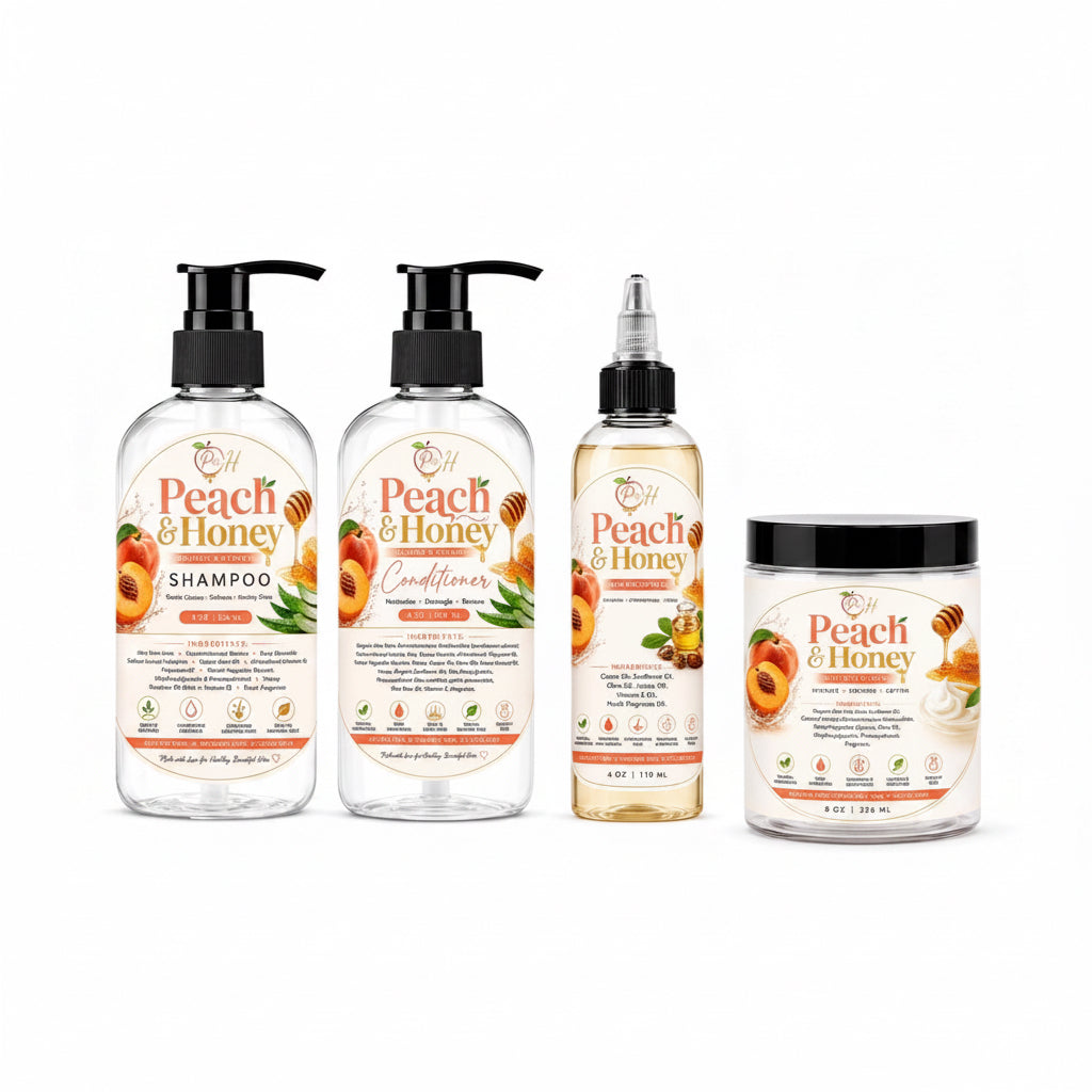 Peach & Honey Complete Hair Care Collection